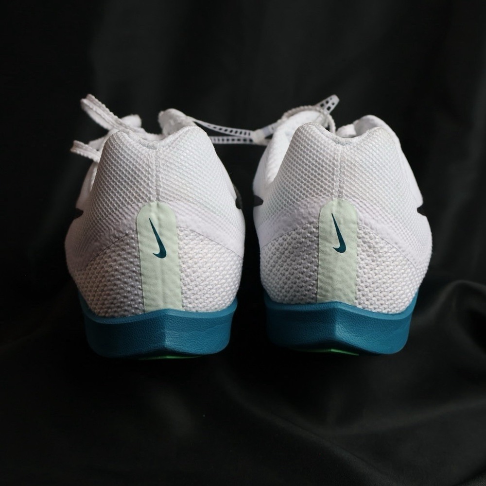Nike Zoom Rival Distance FZ9653-102 White Spruce Track Spikes Mens Sz 8.5 + Bag - Picture 9 of 12